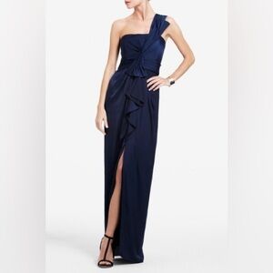 BCBGMaxAzria Barbara One Navy Dress